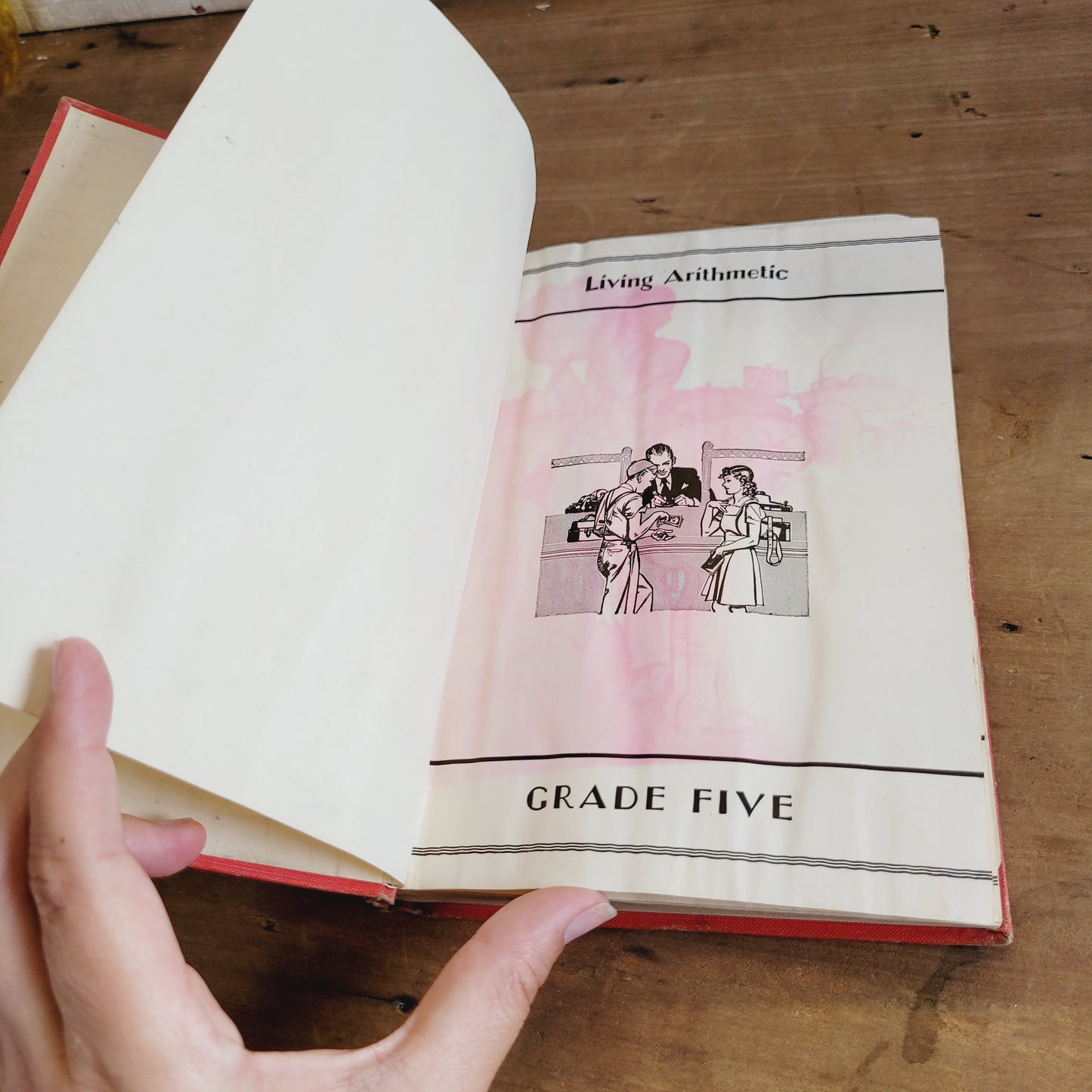 Vintage 1943 Living Arithmetic Book