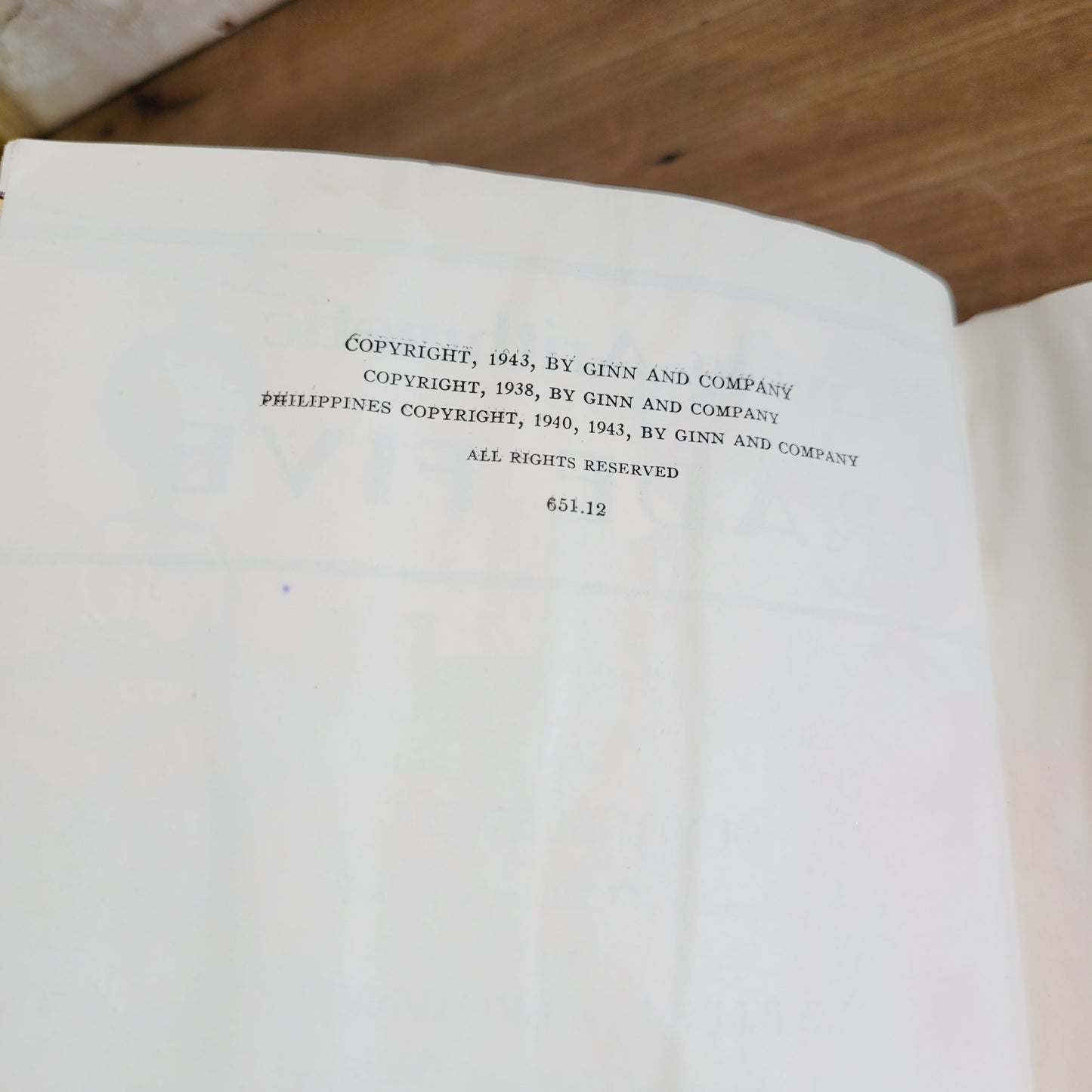 Vintage 1943 Living Arithmetic Book