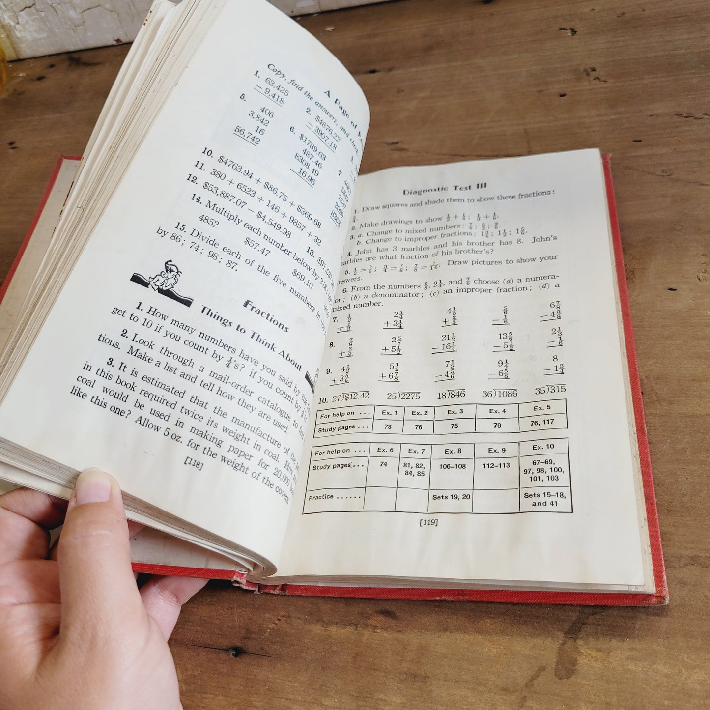 Vintage 1943 Living Arithmetic Book