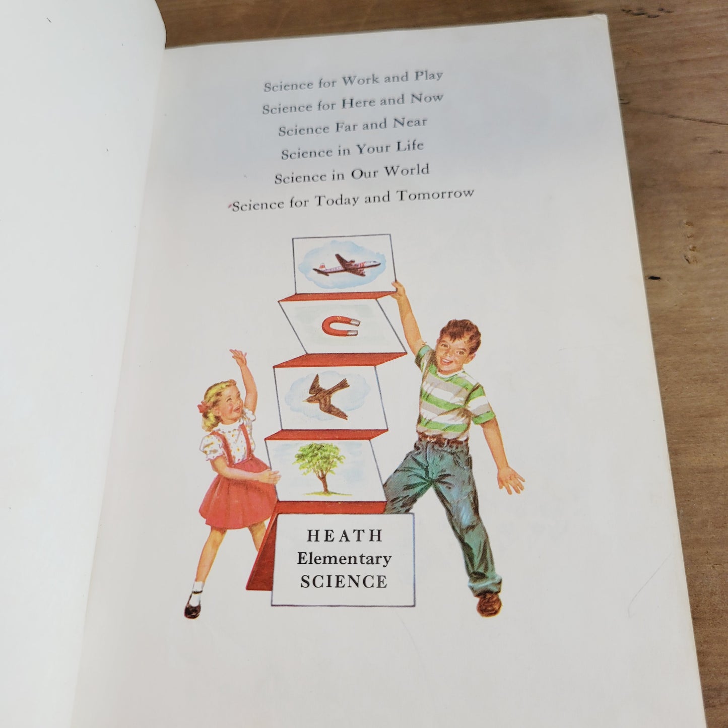 Vintage 1959 Science Far and Near Book