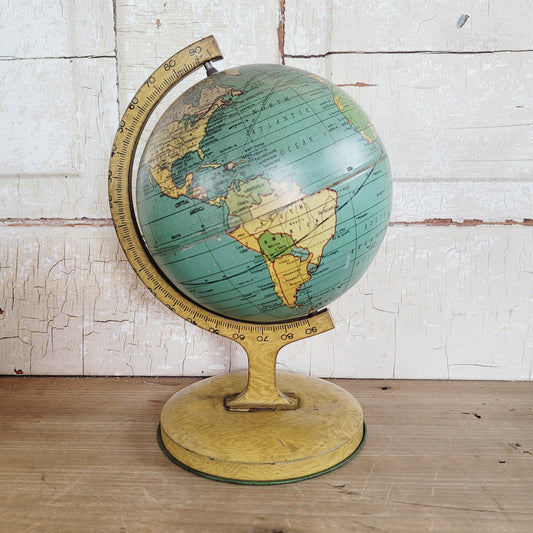 Vintage 1930s J. Chein and Co. World Globe Toy