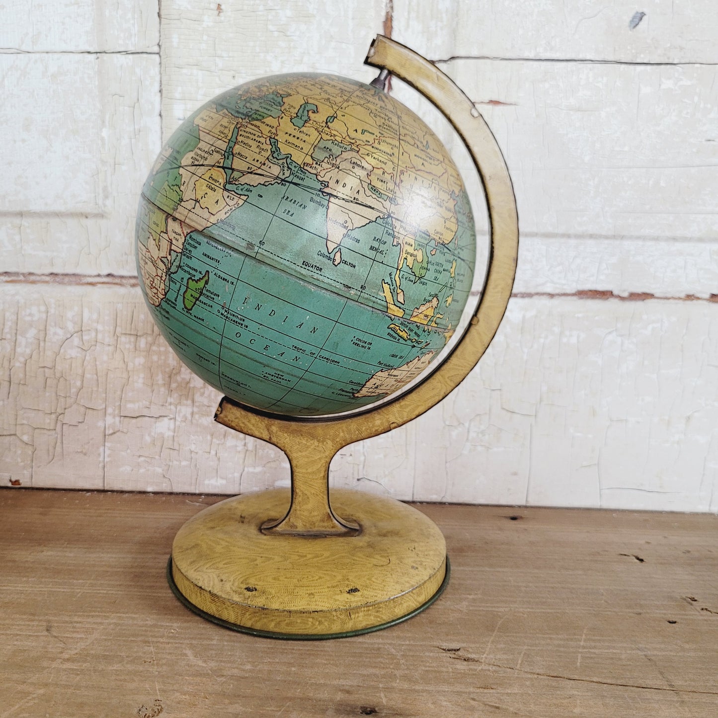 Vintage 1930s J. Chein and Co. World Globe Toy