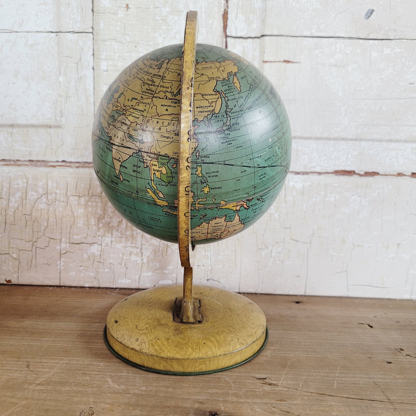 Vintage 1930s J. Chein and Co. World Globe Toy