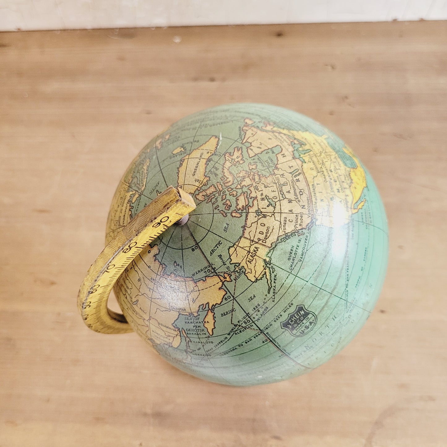 Vintage 1930s J. Chein and Co. World Globe Toy