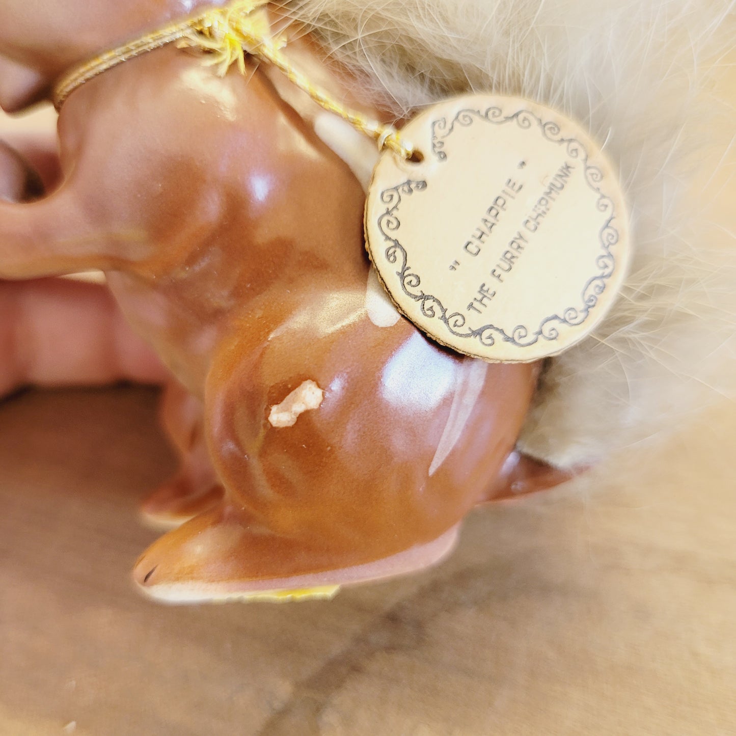 Vintage Chappie the Furry Chipmunk