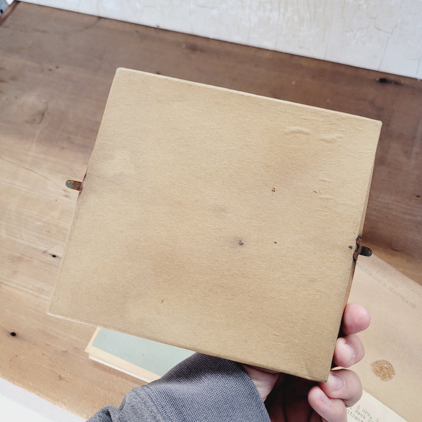 Vintage NOS Christmas Card Register Address Book Paperback Victorian Cover