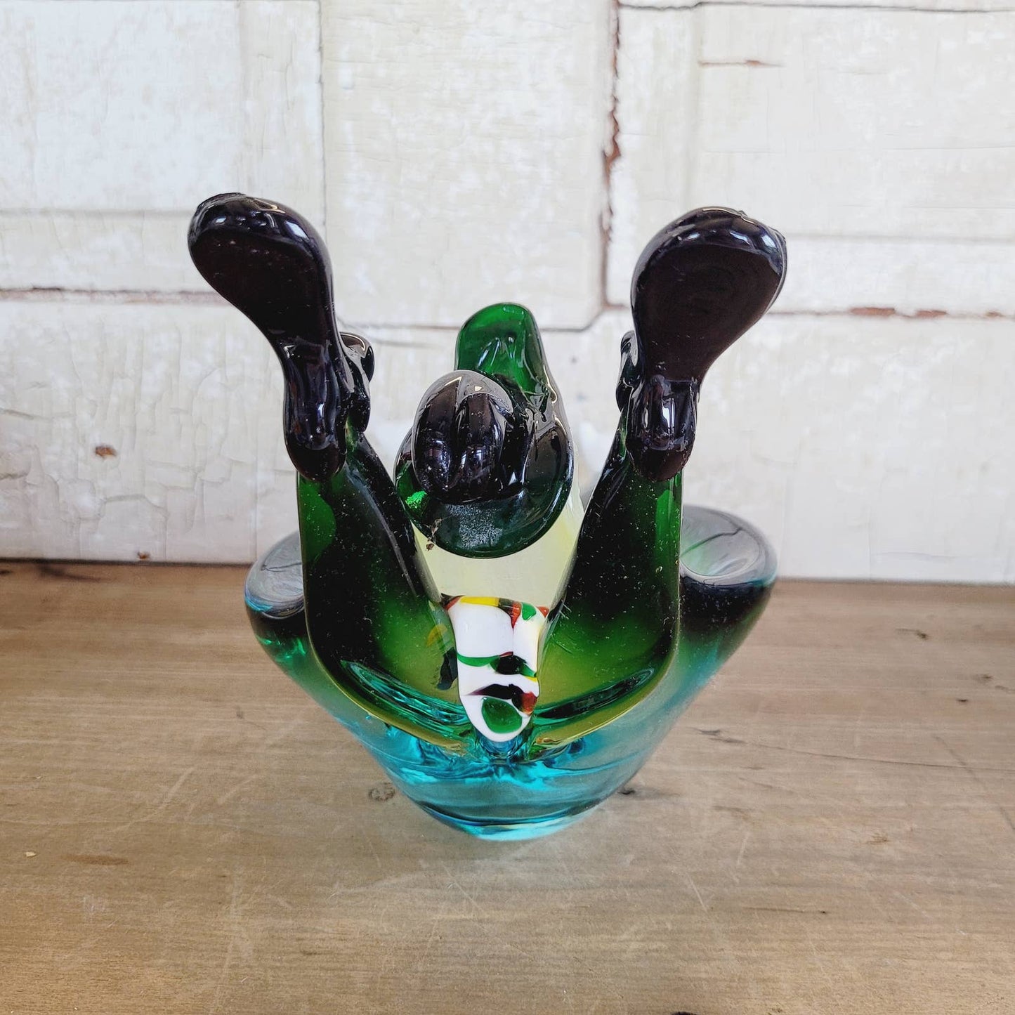 Vintage Murano Clown Bowl Dish