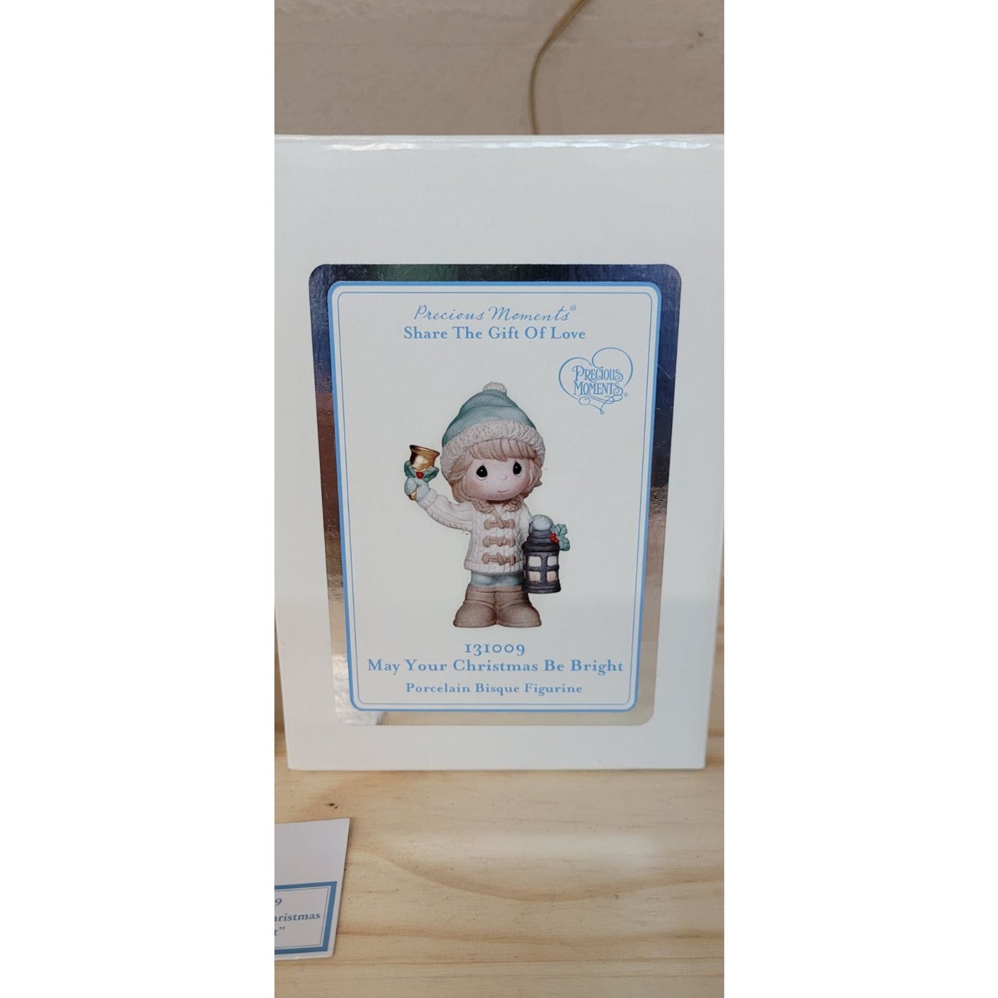 New in Box Precious Moments Figurine: May Your Christmas Be Bright