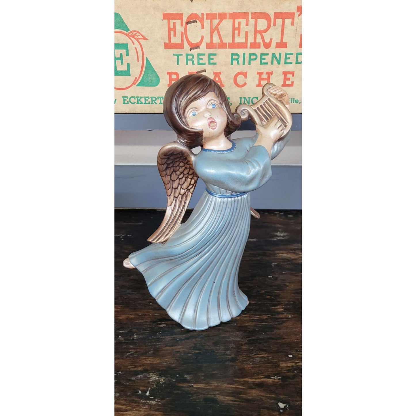Vintage 12" Ceramic Angel Atlantic Mold