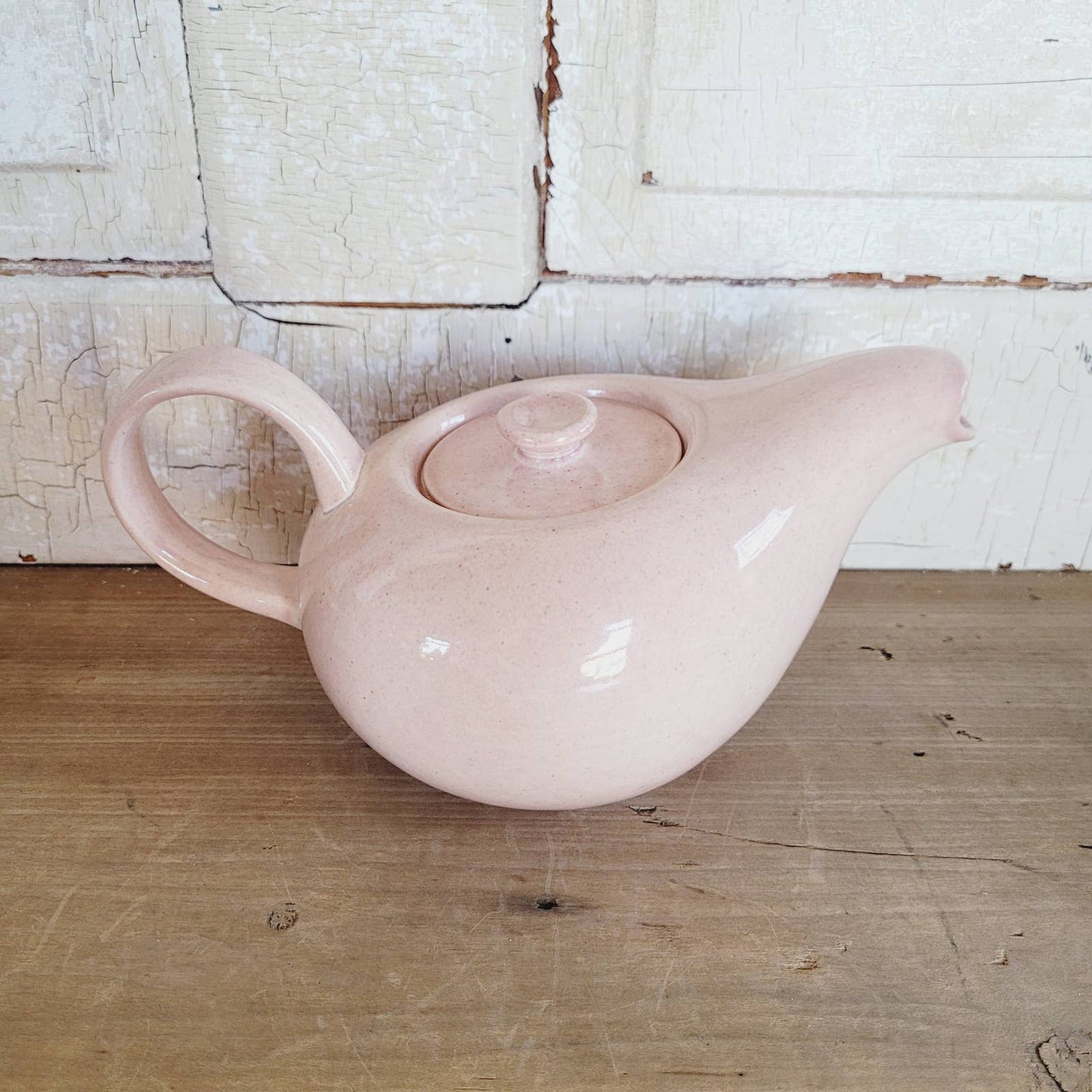 Vintage Russel Wright Coral Tea Pot