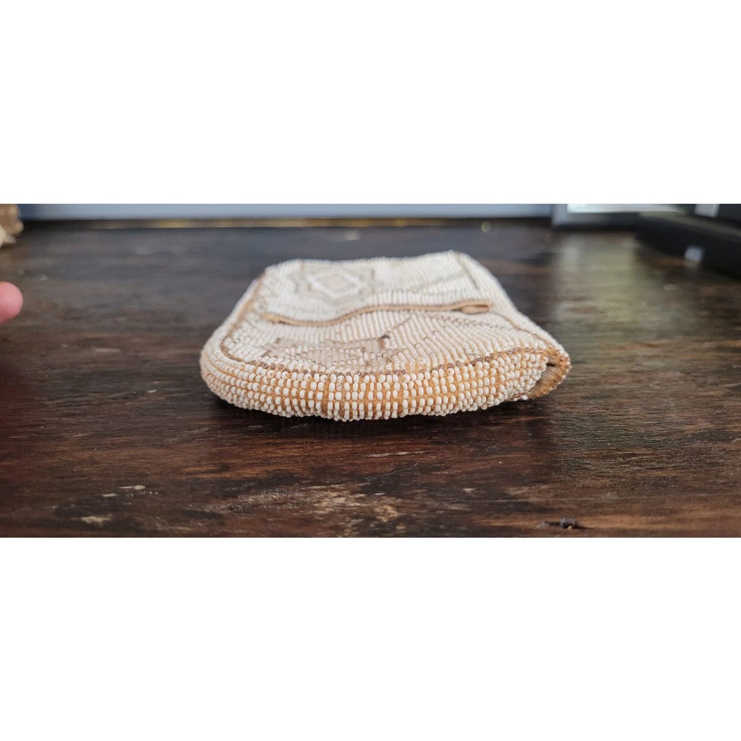 Vintage Art Nouveau Bead Purse: Czechoslovakian Elegance