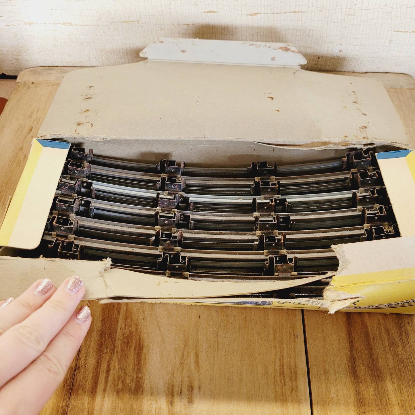 Vintage 1950s American Flyer 12 Curved Tracks No. 702 With Box S Gauge