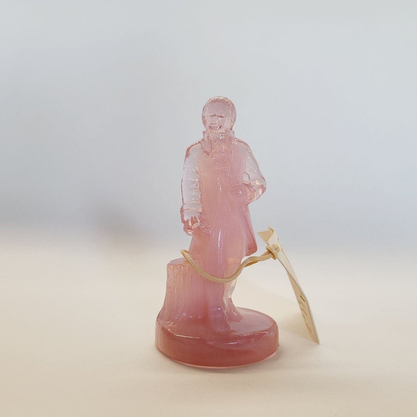 Boyd Glass Colonial Man Pink