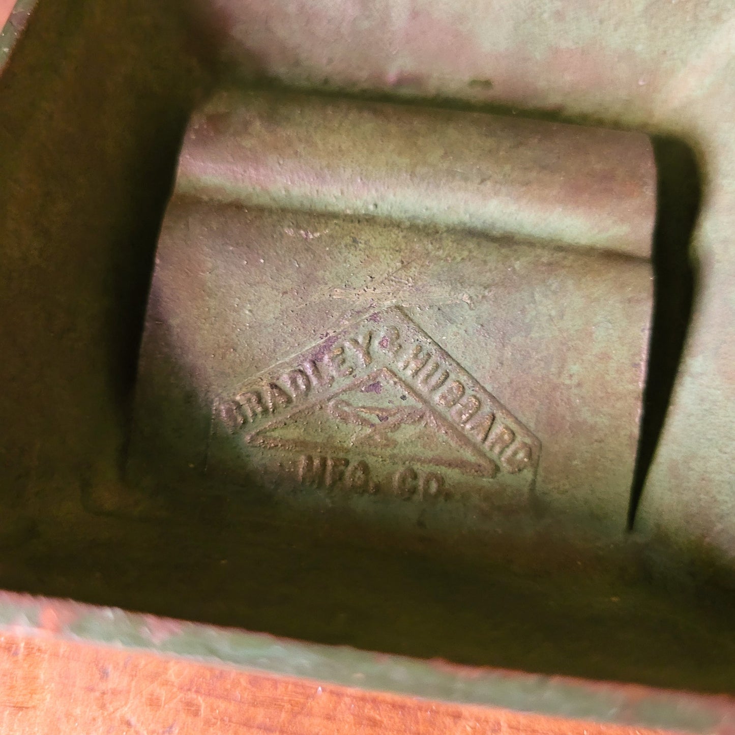 Antique Bradley & Hubbard Bronze Stamp Box