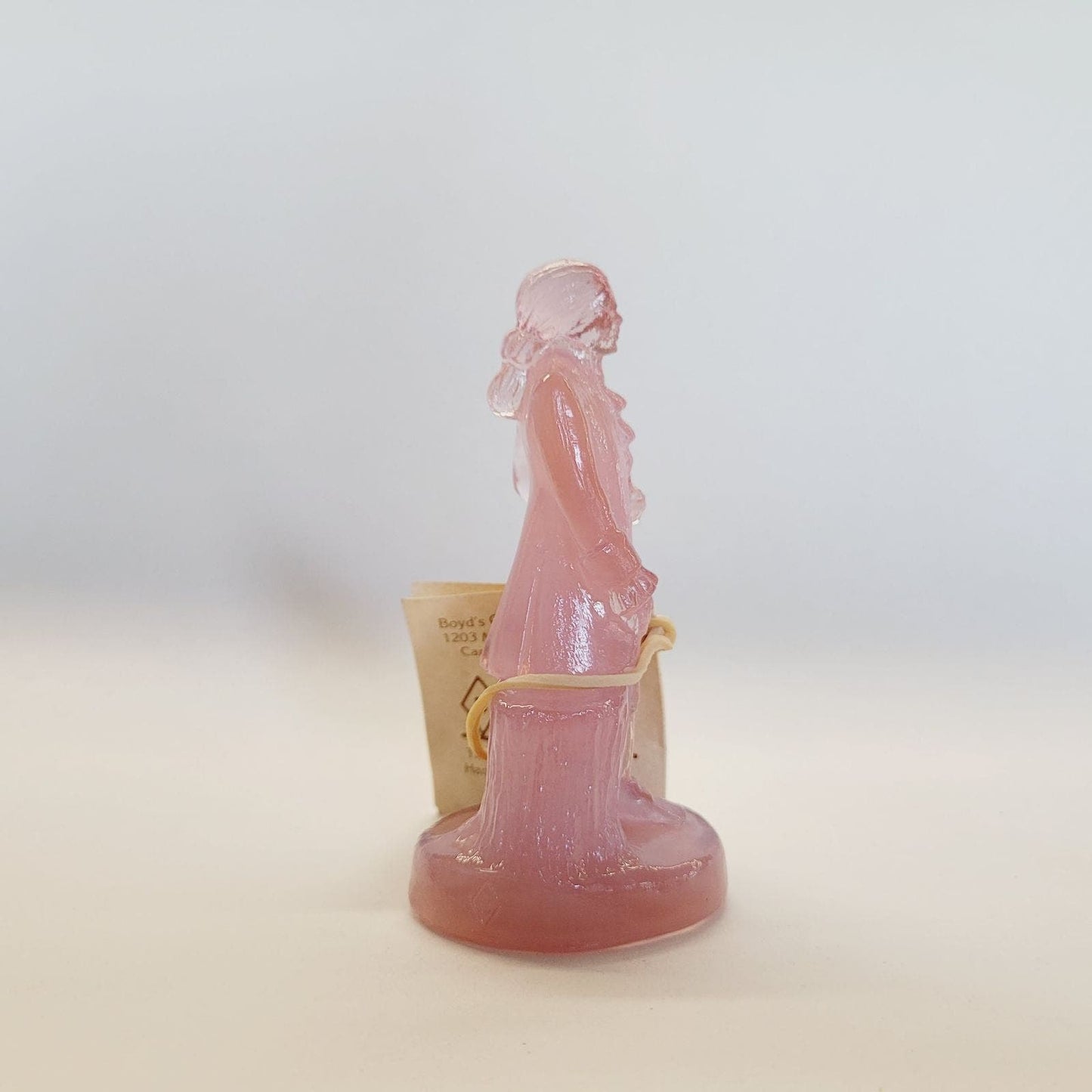 Boyd Glass Colonial Man Pink