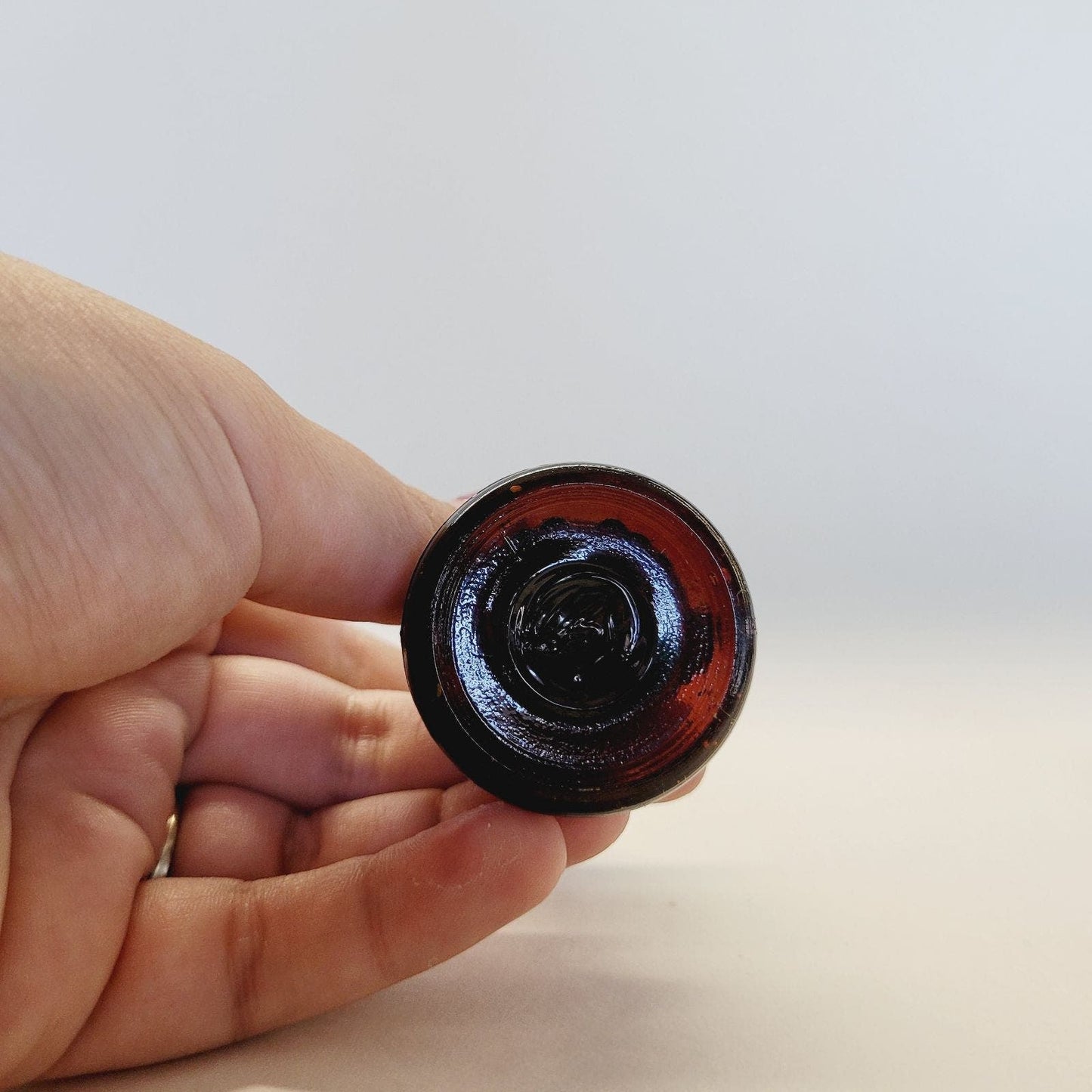 Boyd Glass Owl Very Dark Red