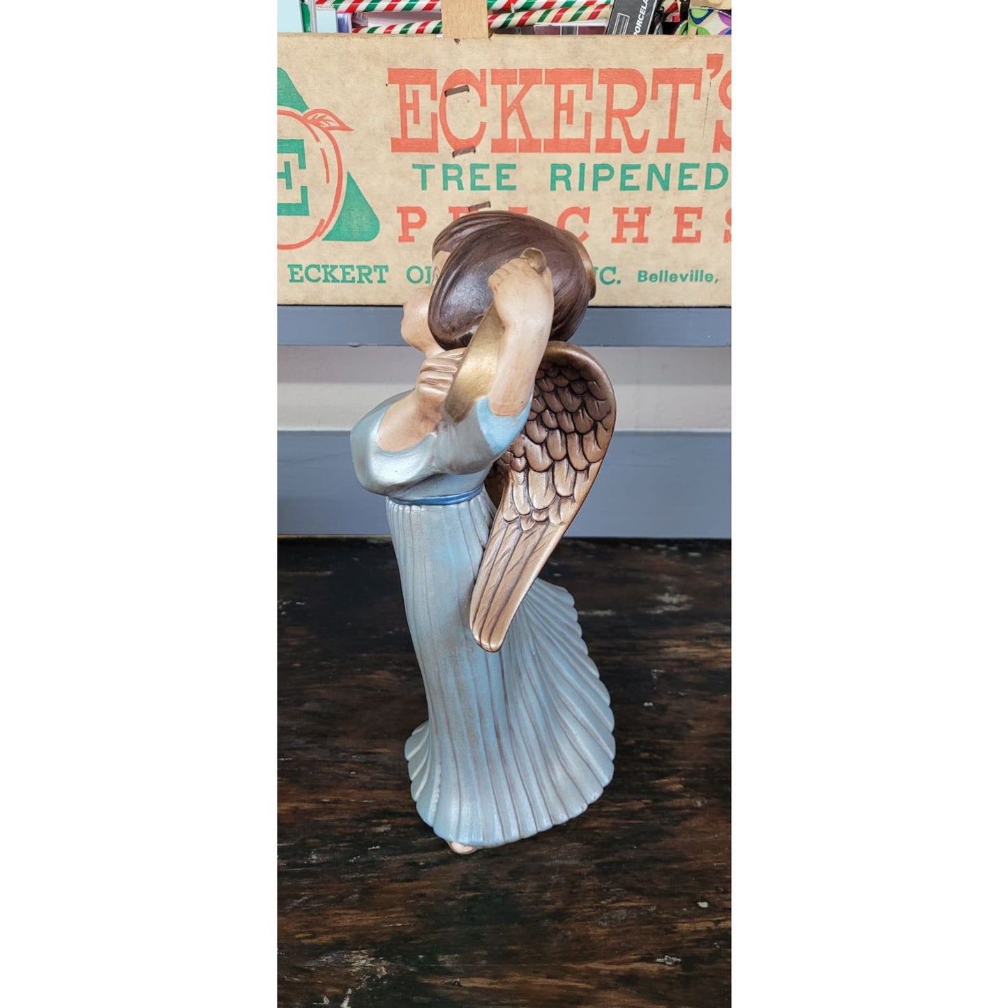 Vintage 12" Ceramic Angel Atlantic Mold