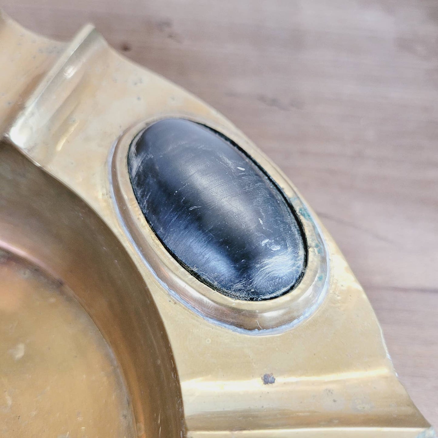 Vintage MCM Regency Brass Cigar Ashtray