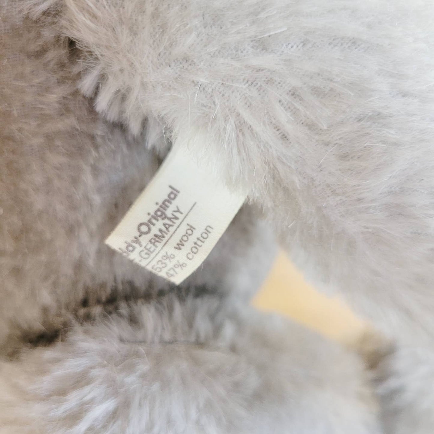 Vintage Hermann Teddy Original Gray Growler Bear