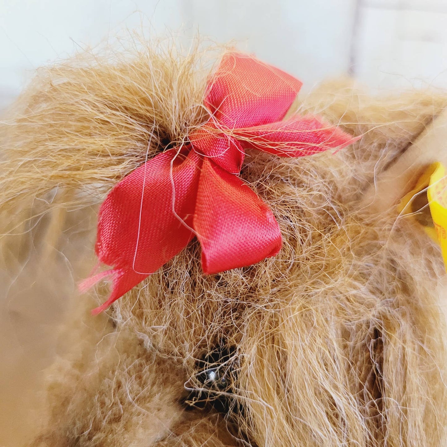 Vintage 11" Steiff Taffy Yorkshire Terrier Dog Toy 4192/25 Ear Button & Tag