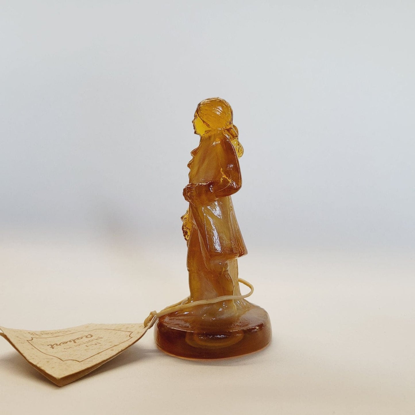 Boyd Glass Colonial Man Lt Amber Slag