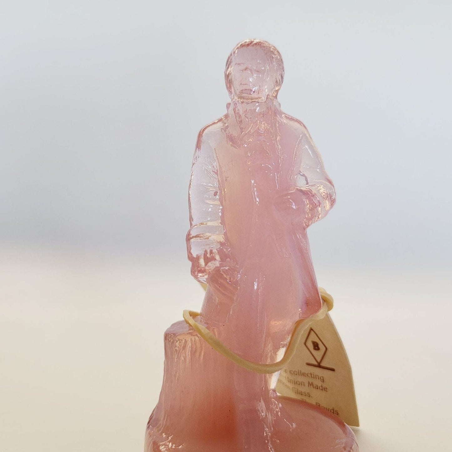 Boyd Glass Colonial Man Pink
