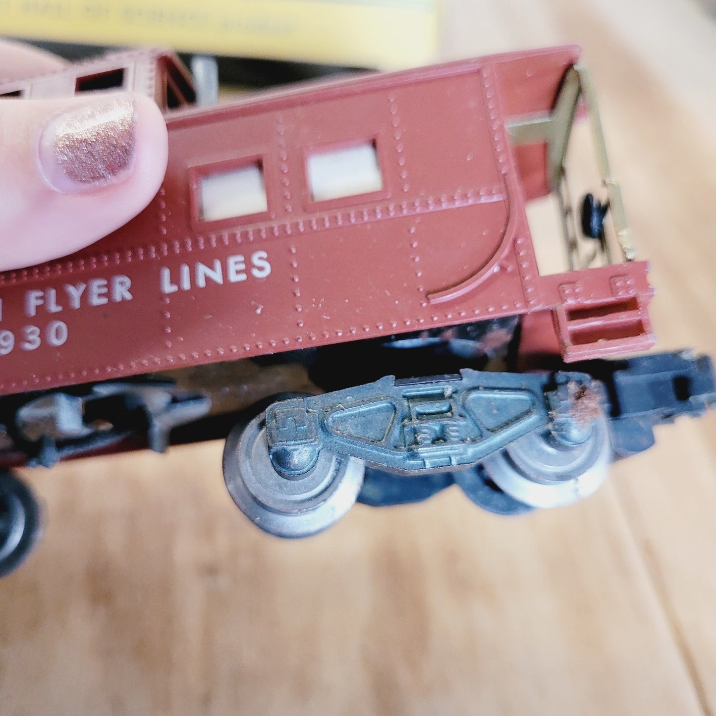 Vintage American Flyer Caboose No. 930 – S Gauge Train Car with Box