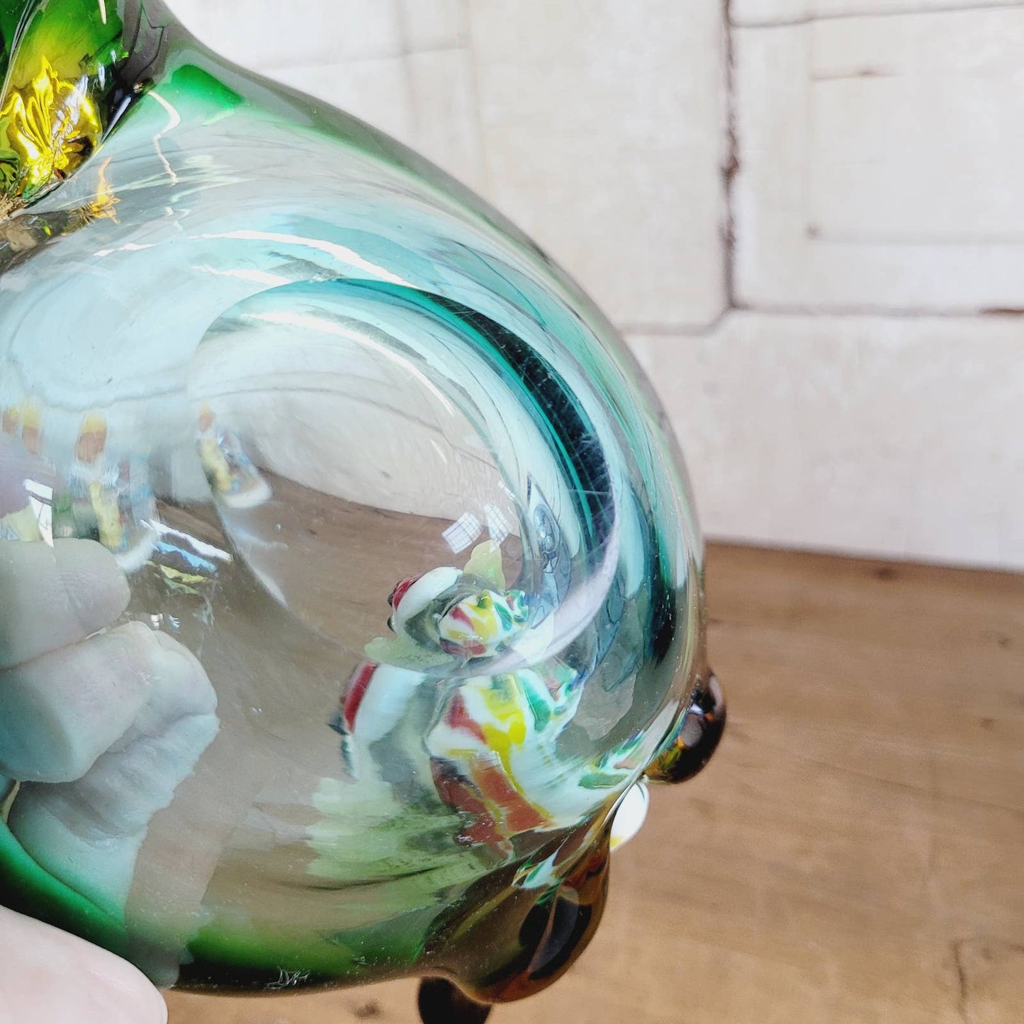 Vintage Murano Clown Bowl Dish