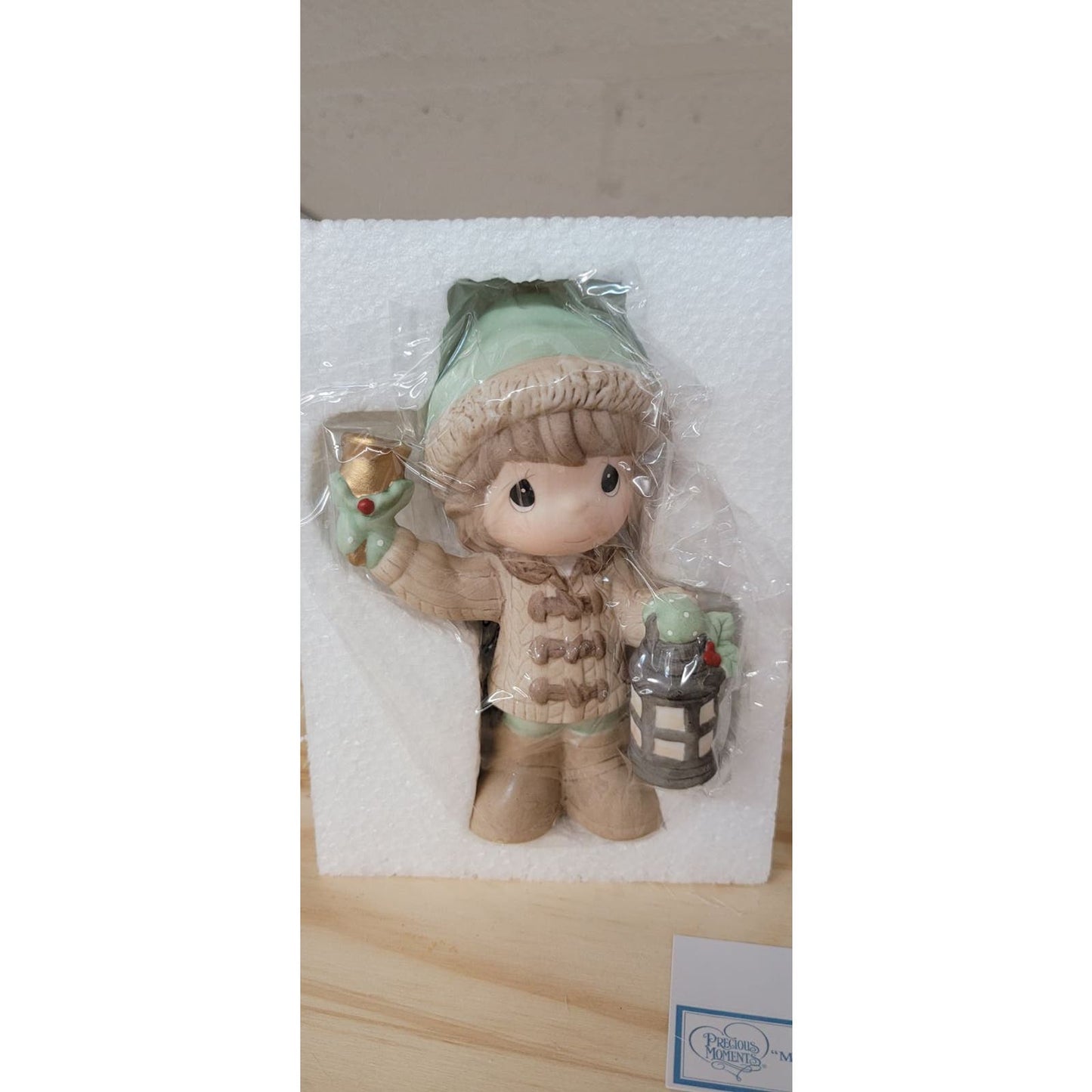 New in Box Precious Moments Figurine: May Your Christmas Be Bright