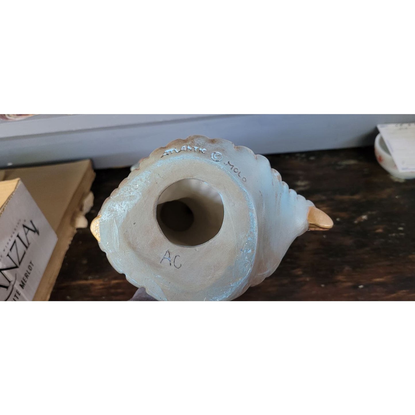 Vintage 12" Ceramic Angel Atlantic Mold