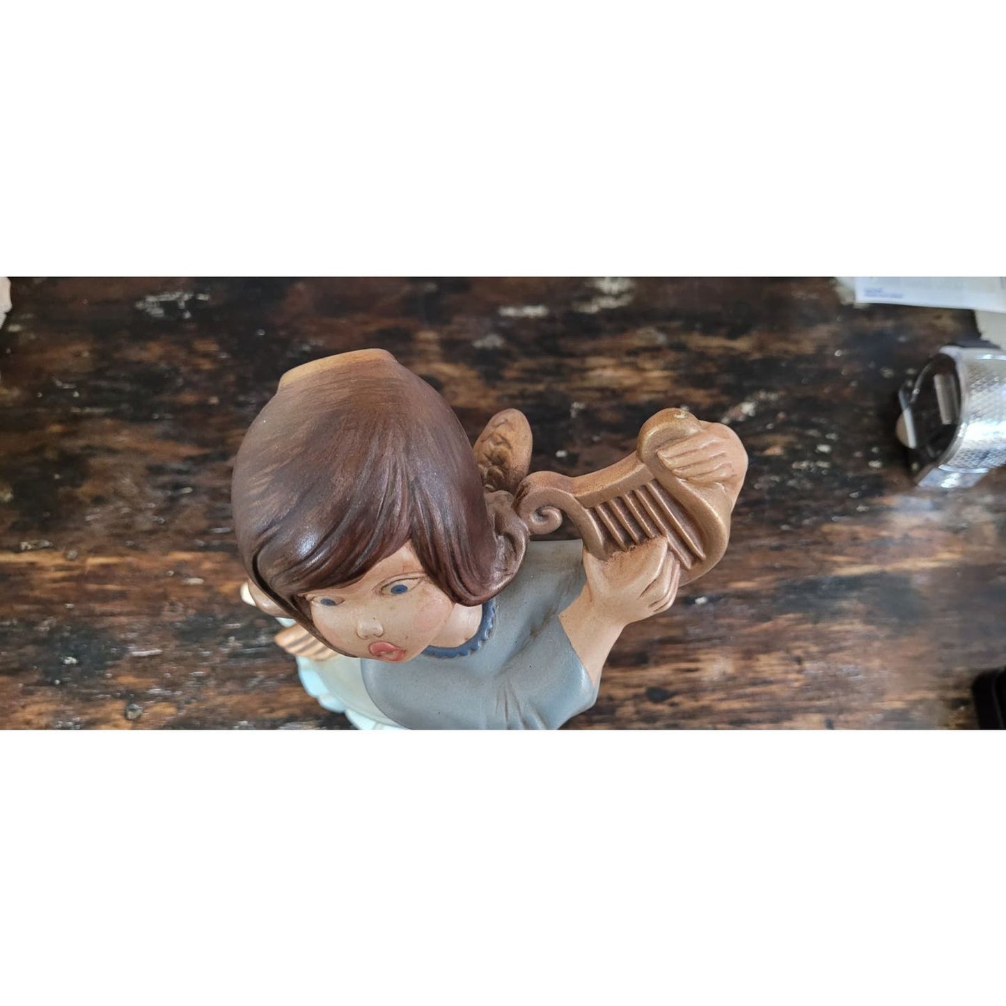Vintage 12" Ceramic Angel Atlantic Mold