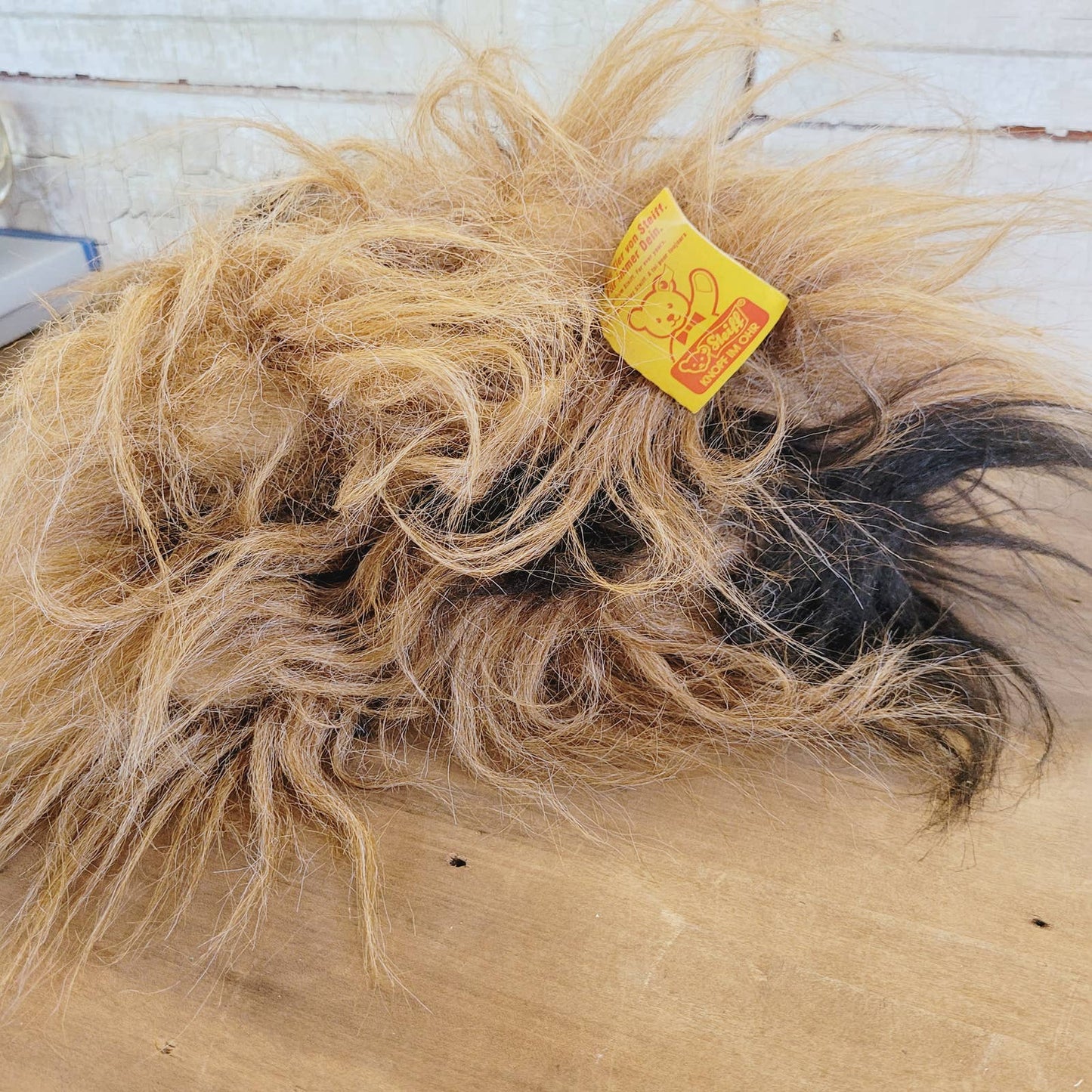 Vintage 11" Steiff Taffy Yorkshire Terrier Dog Toy 4192/25 Ear Button & Tag
