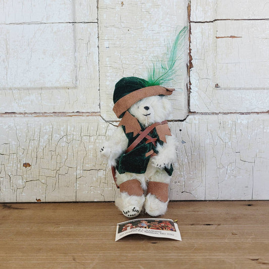 Vintage Alice Hairsine Robin Hood Bear Signed