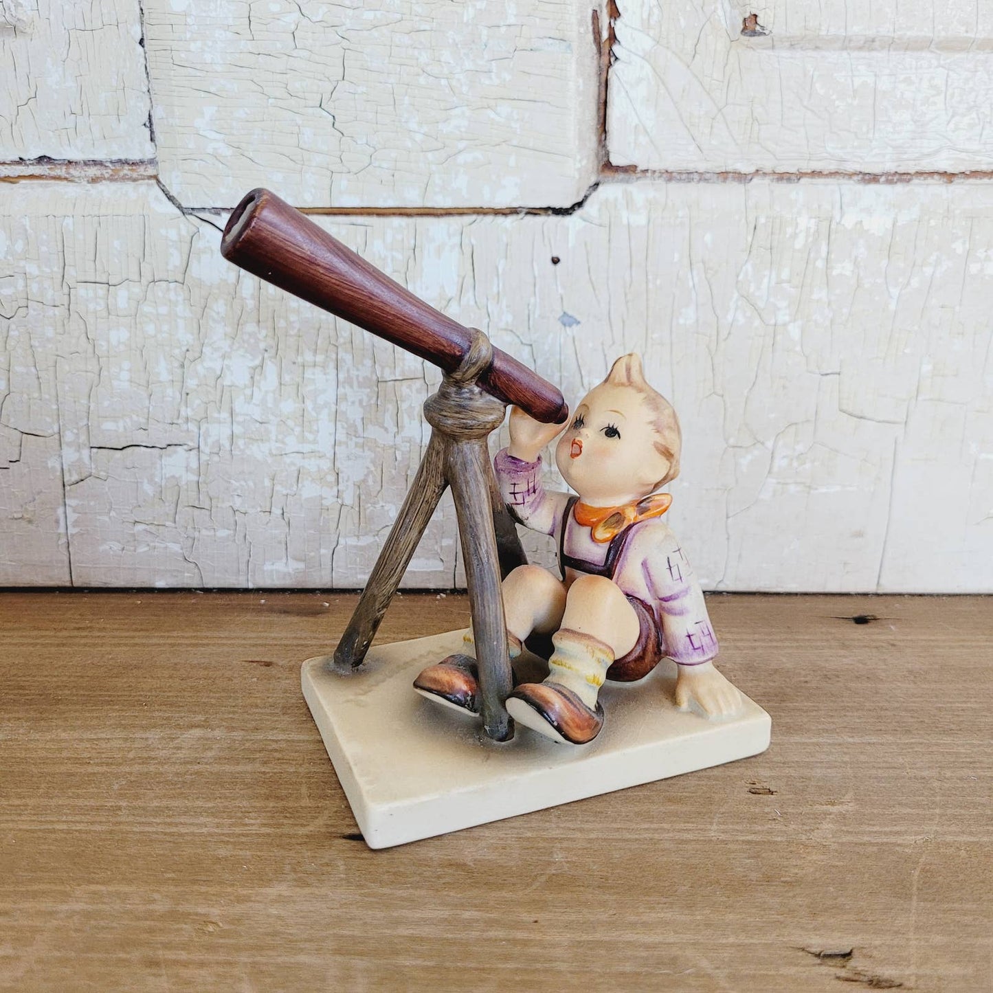 Vintage Goebel HUMMEL #132 Star Gazer Figurine Boy with Telescope