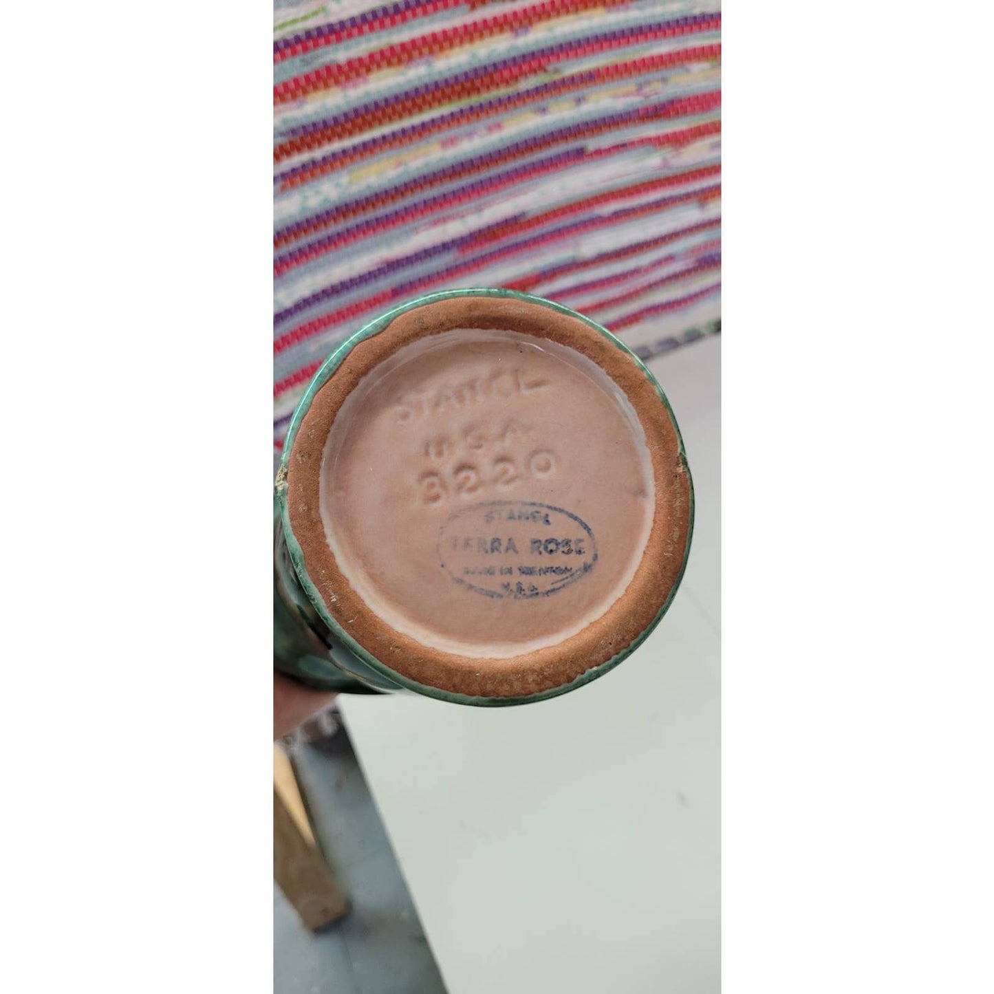 Vintage Stangl Terra Rose Vase Pottery