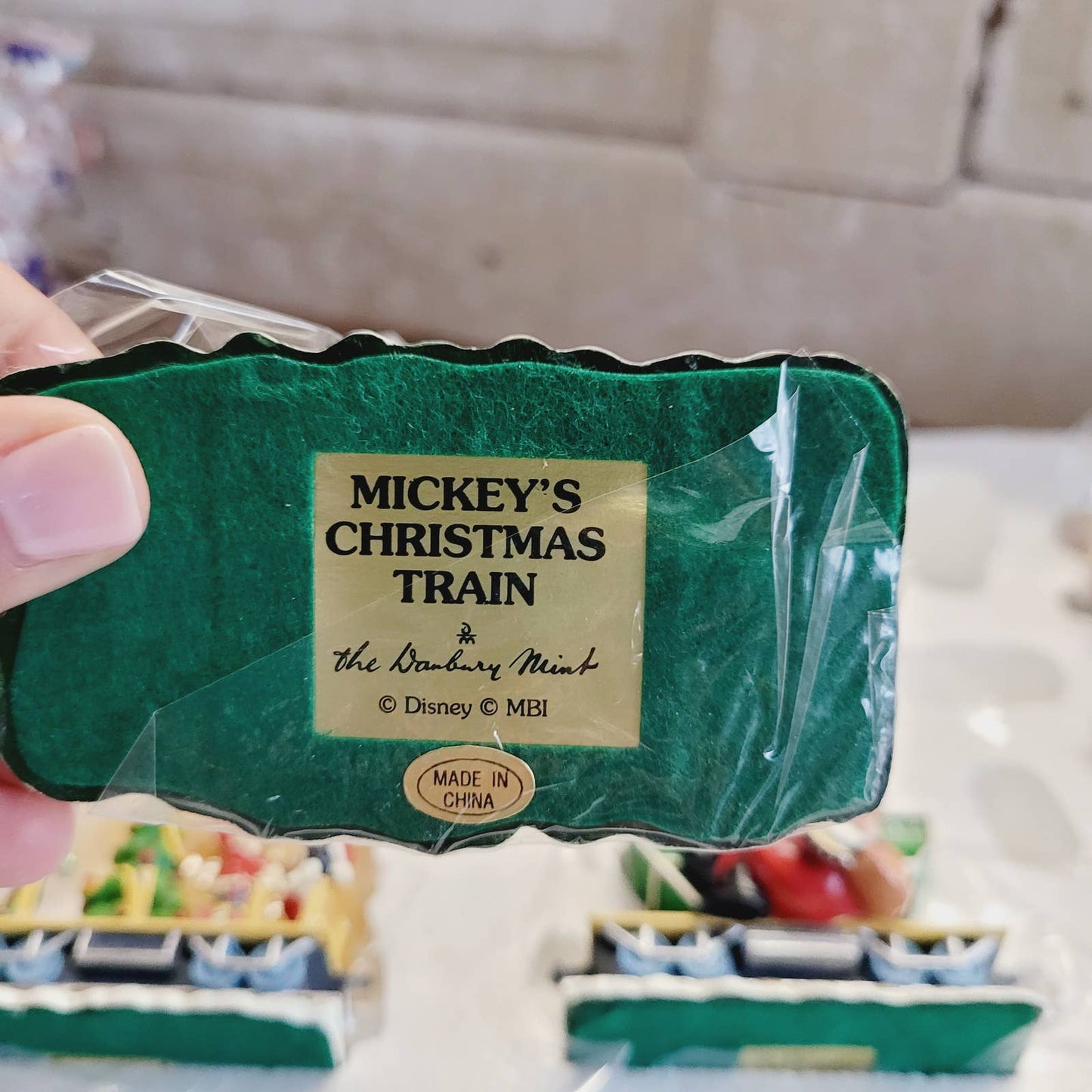 Danbury Mint Christmas Mickey's Christmas Train Set - 6-Piece Holiday Fun