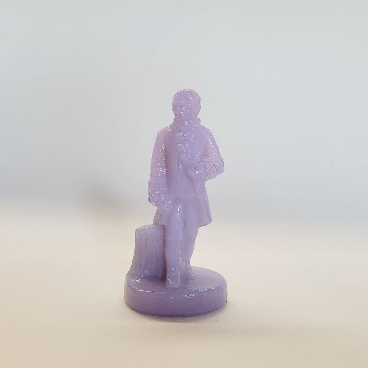 Boyd Glass Colonial Man Lilac Slag