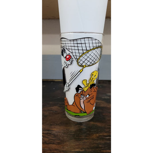 1976 Pepsi Sylvester Tweety Character Glass