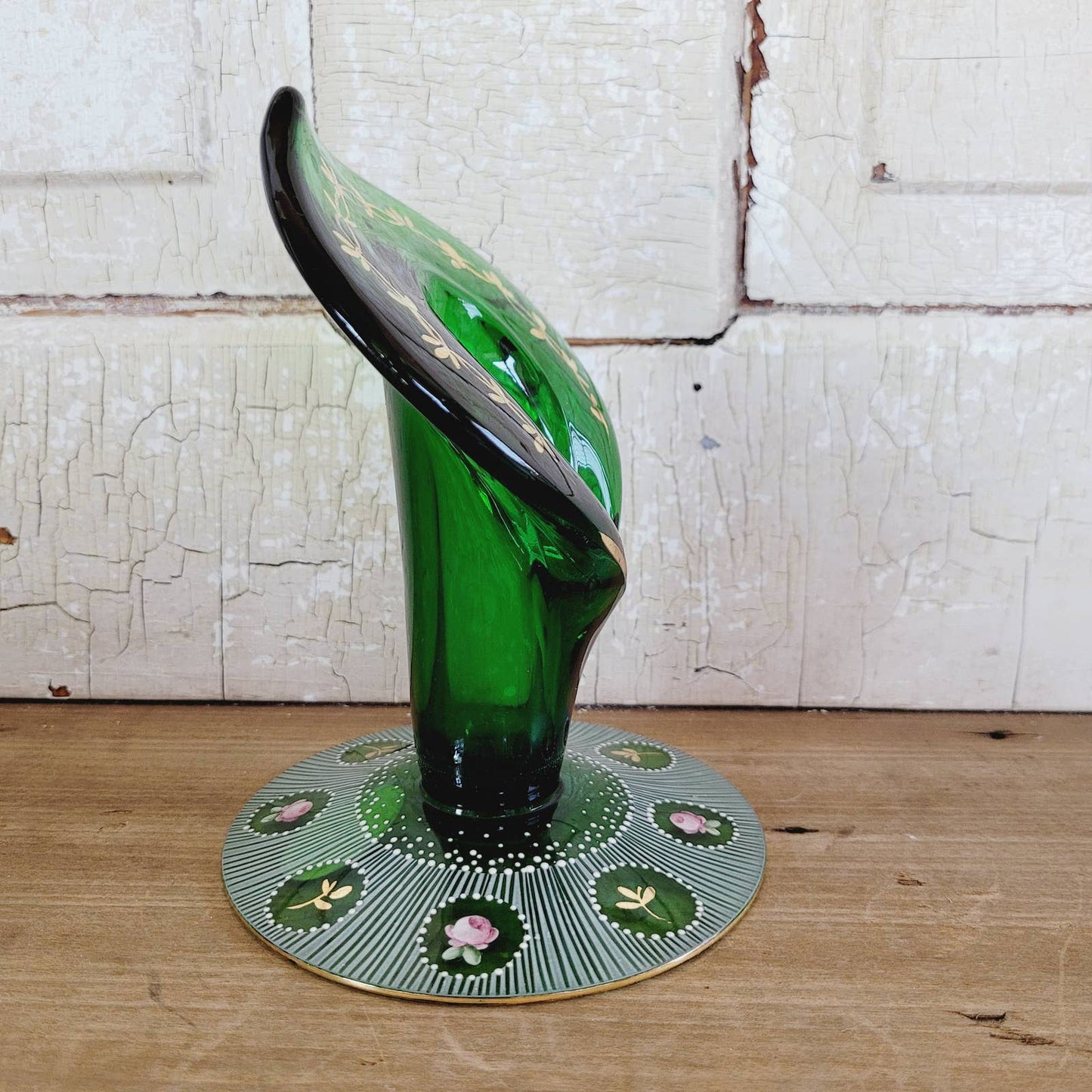 Vintage Charleton Hand Painted Jack in Pulpit Vase Candle Holder