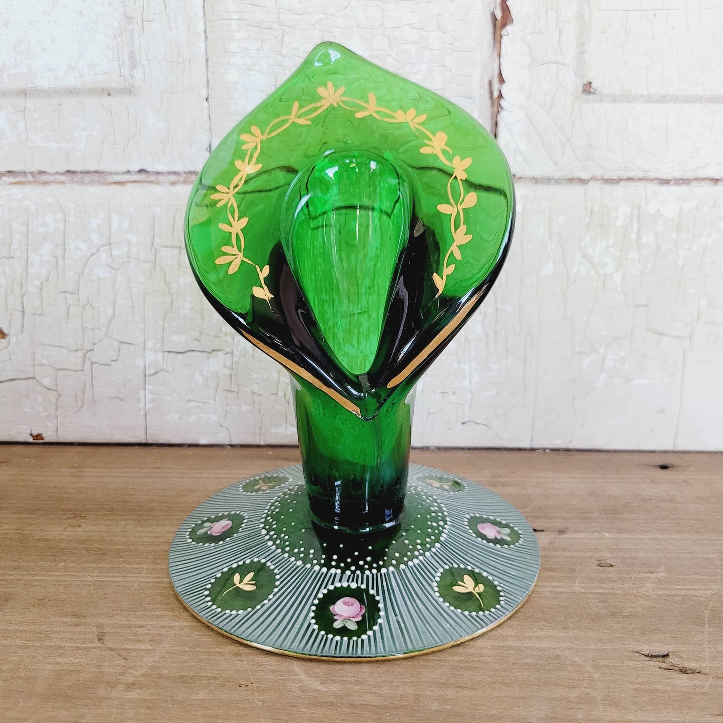 Vintage Charleton Hand Painted Jack in Pulpit Vase Candle Holder