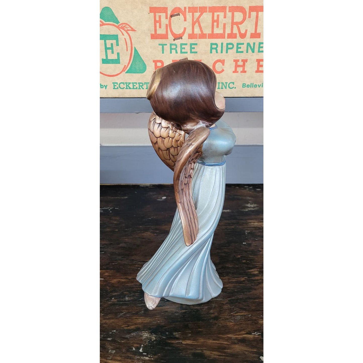 Vintage 12" Ceramic Angel Atlantic Mold