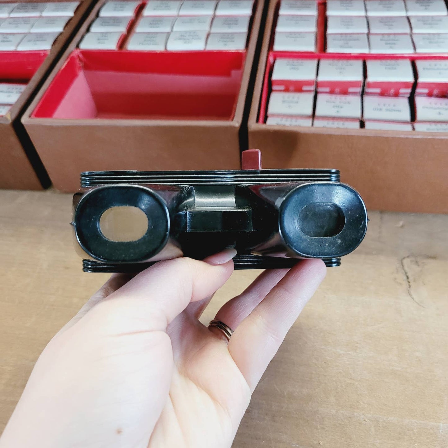 Vintage Tru-Vue Stereoscope Viewer w/ 56 Films 3 Leather Cases Annie Popeye
