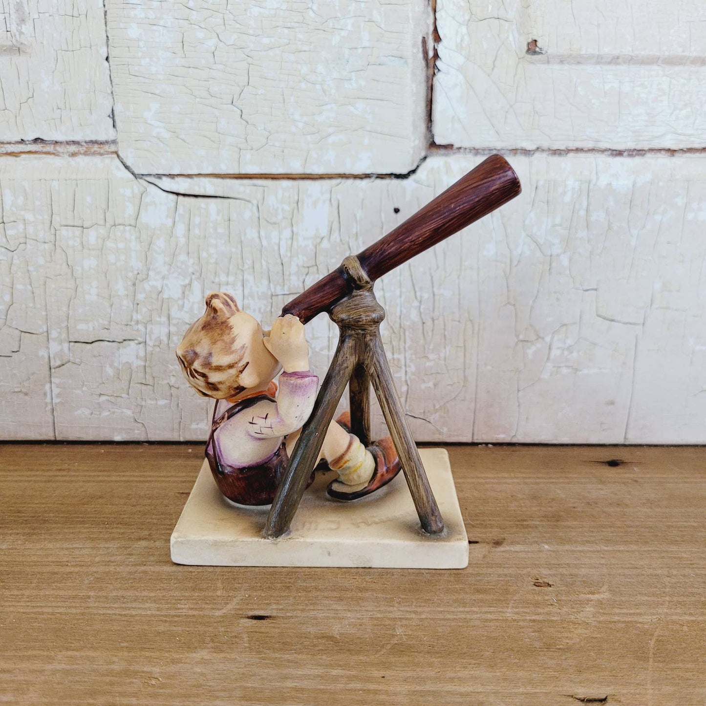 Vintage Goebel HUMMEL #132 Star Gazer Figurine Boy with Telescope