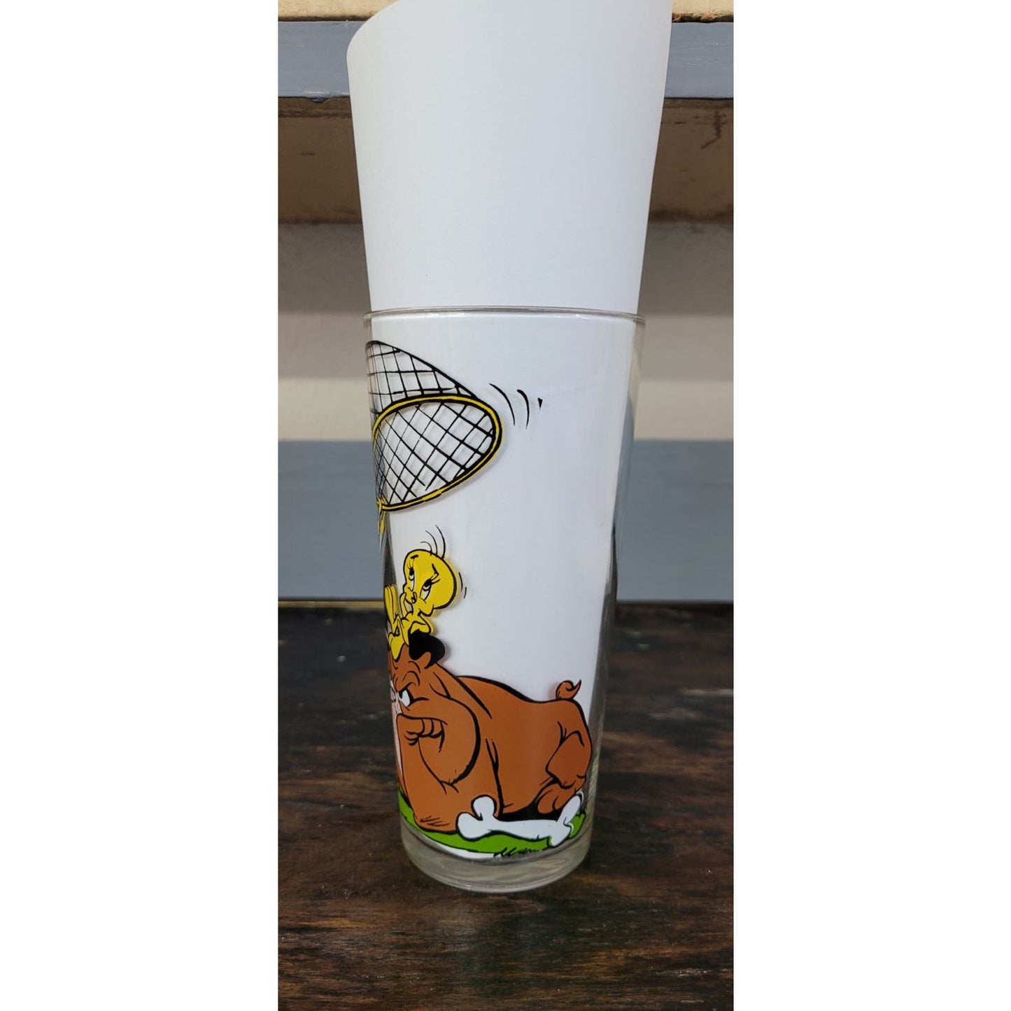 1976 Pepsi Sylvester Tweety Character Glass