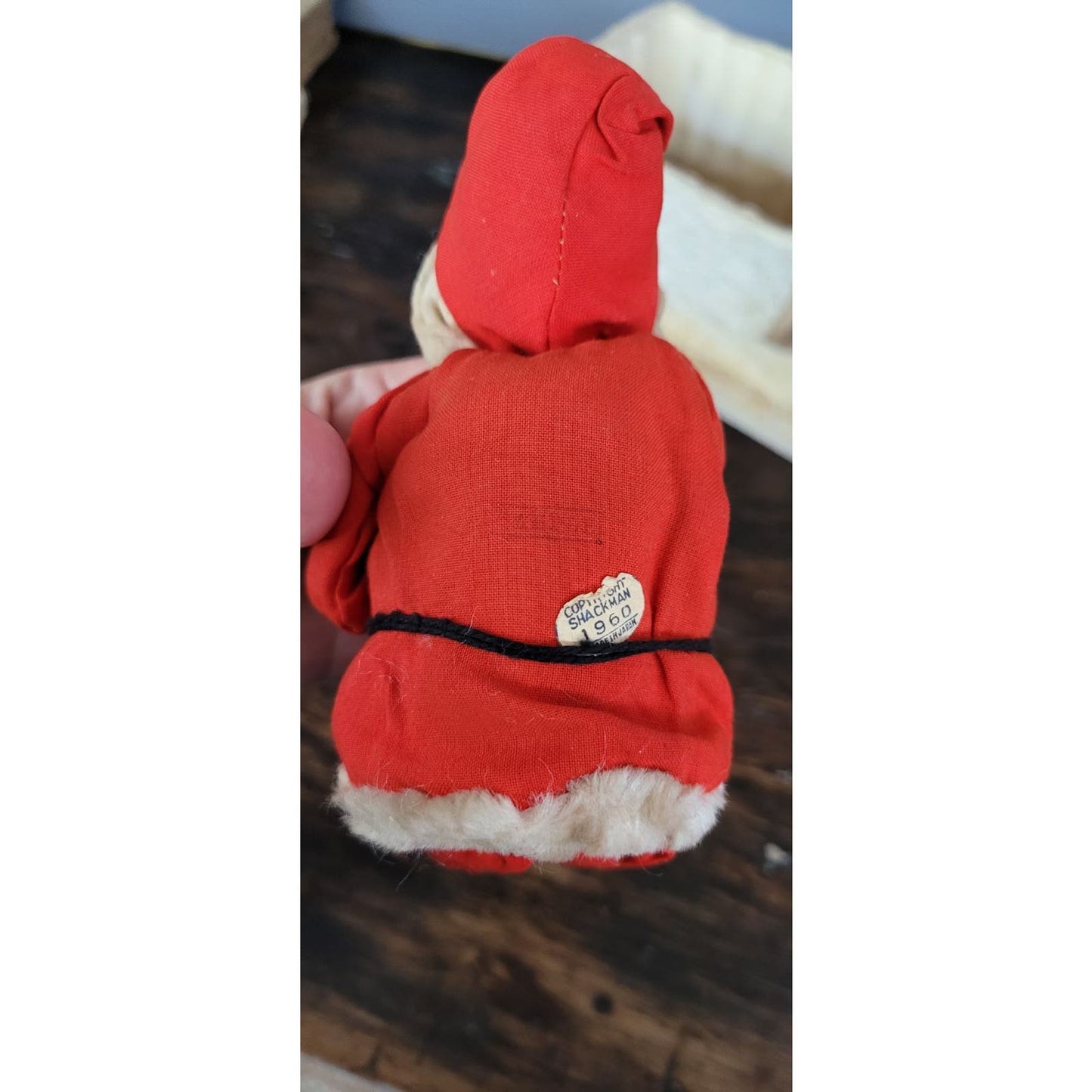 Vintage Christmas Santa and Sleigh Japan Shackman