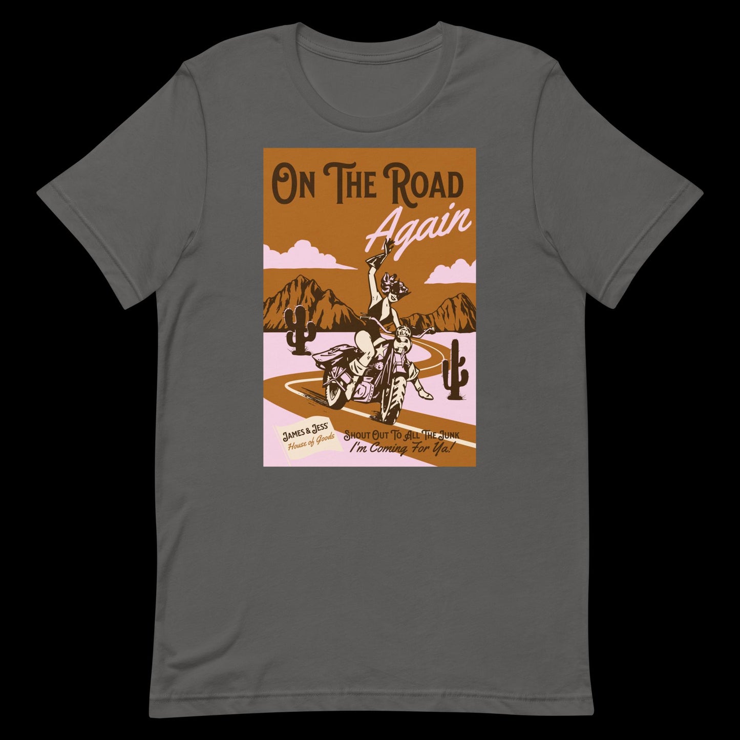 On The Road Again Vintage Style T-Shirt