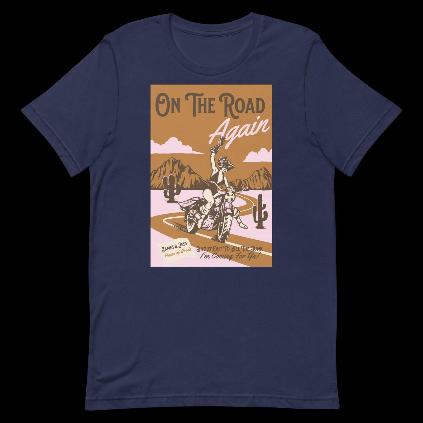 On The Road Again Vintage Style T-Shirt