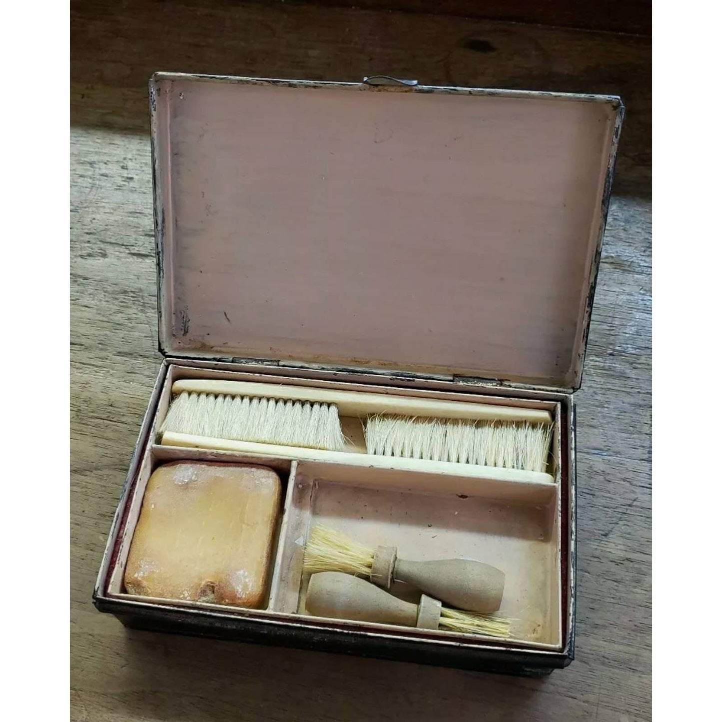 Antique Tiffany & Co Metal Grooming Box