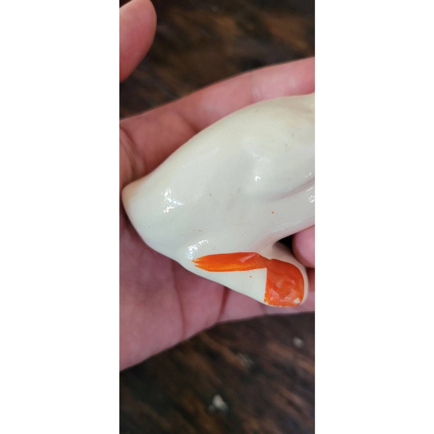 Vintage USA Pottery Geese Pair