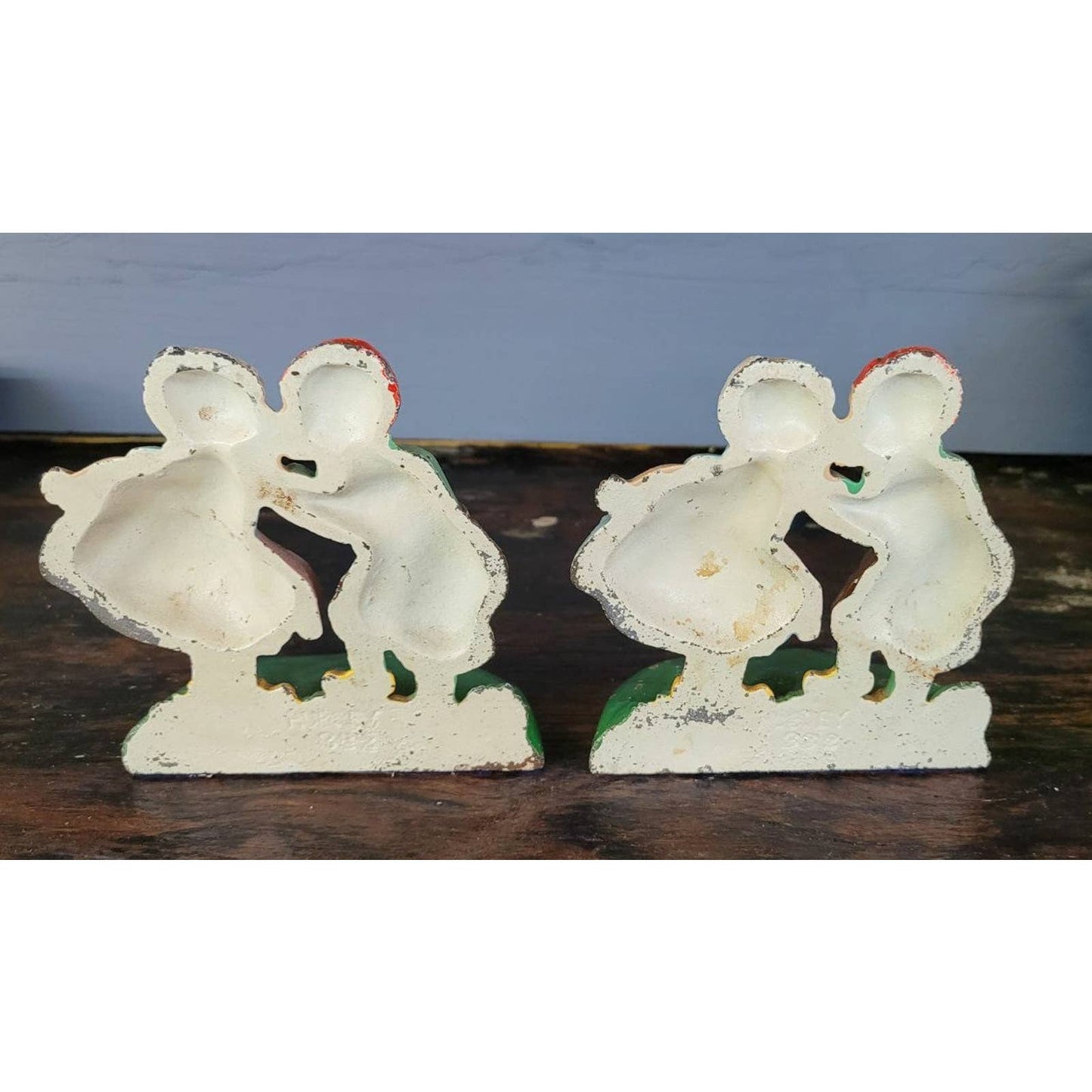 Pr Vintage Hubley Bookends Doorstops